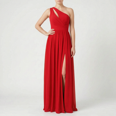 AstraDress - One-Shoulder Evening Maxi Dress Evening Events