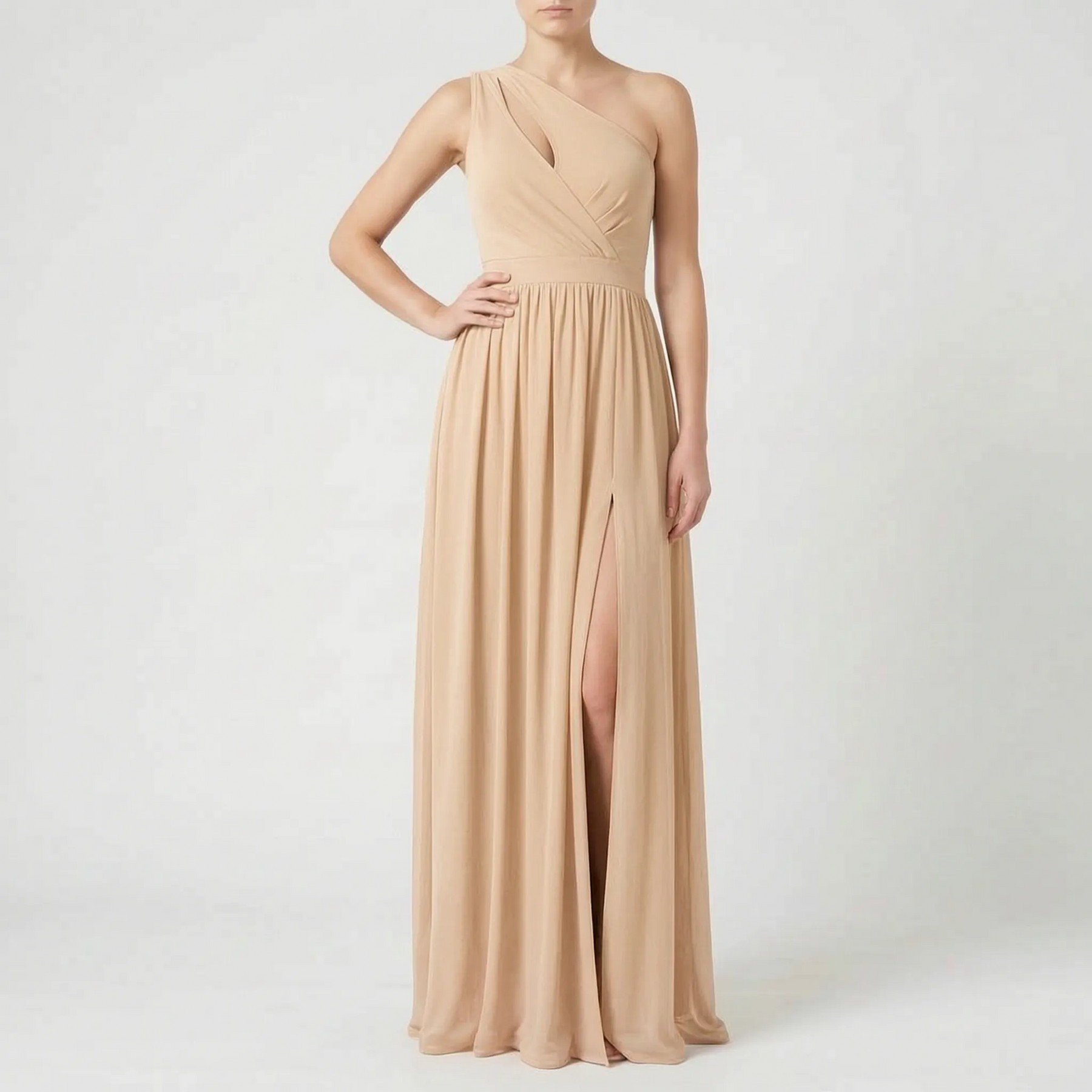 AstraDress - One-Shoulder Evening Maxi Dress Evening Events