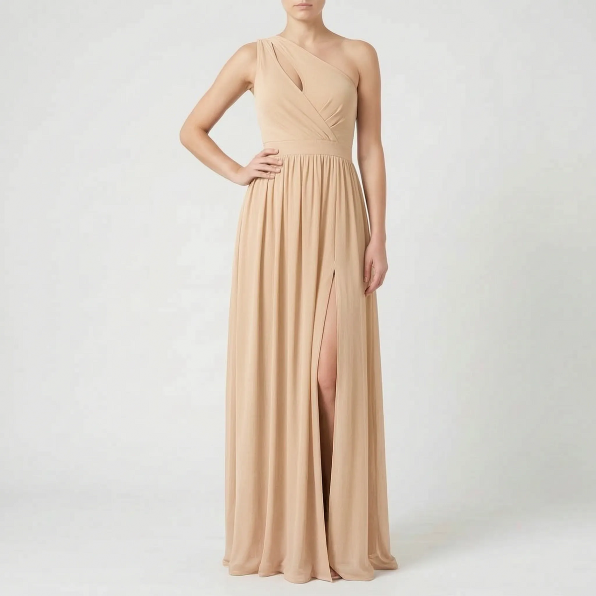 AstraDress - One-Shoulder Evening Maxi Dress Evening Events