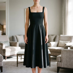 Celesta - Midi Length Formal Dress Wedding Guest Attire