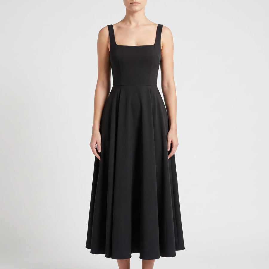 Celesta - Midi Length Formal Dress Wedding Guest Attire