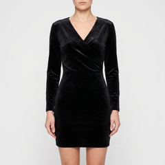 Noctis - Long Sleeve Ruched Cocktail Dress Evening Events